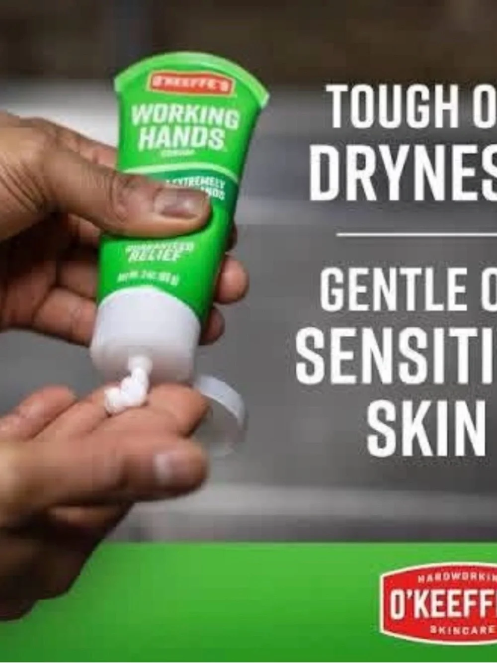 O’Keef’s Working Hands night treatment Lotion, deep hydration , range repair